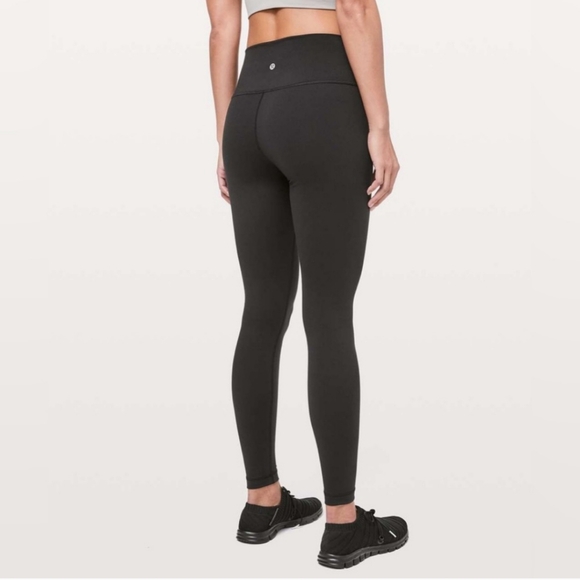 LULULEMON Wunder Train High Rise Compression Leggings 12 Black w5cqds - Picture 1 of 8